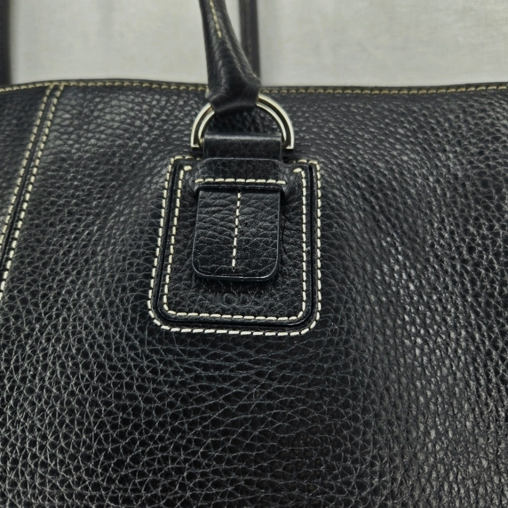 Authentic Tod's Black Leather Tote Handbag. Large. - Picture 12 of 13
